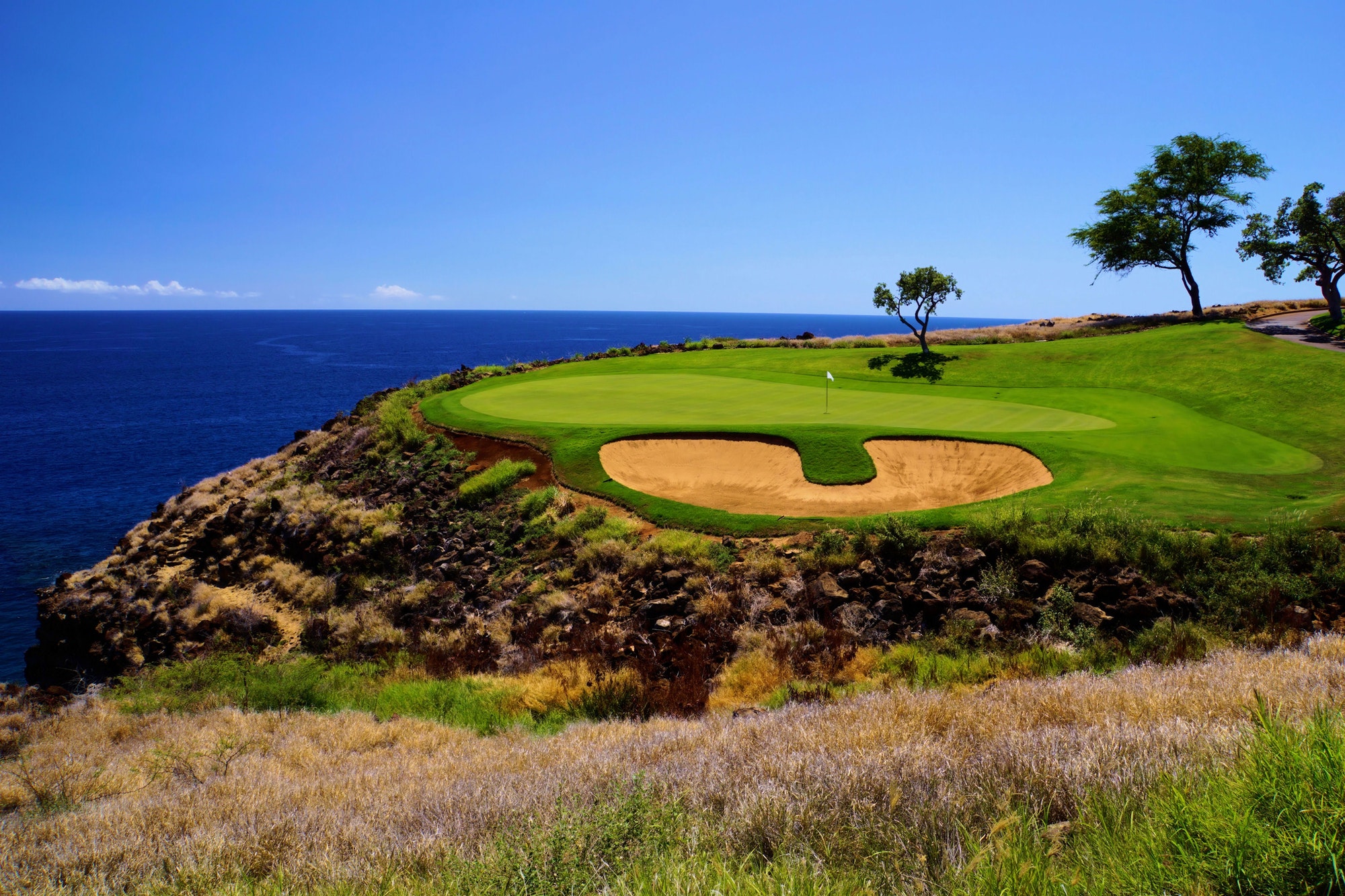 The Four Seasons Lanai Golf Course.